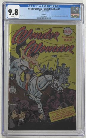 Wonder Woman: Facsimile Edition #1 CGC 9.8 (2024) Reprints Wonder Woman #1