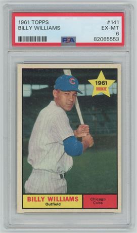 1961 Topps #141 Billy Williams PSA 6 EXMT