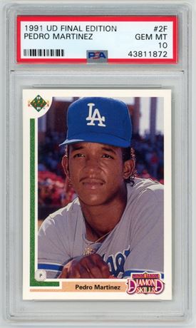 1991 Upper Deck Final Edition Pedro Martinez RC PSA 10 GEM MINT