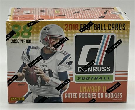 2018 Donruss Football Blaster Box Sealed (88 Cards)
