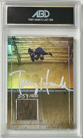 2016 ABD Collectibles Trading Card Tony Hawk 259/400 Ramp Used Autograph