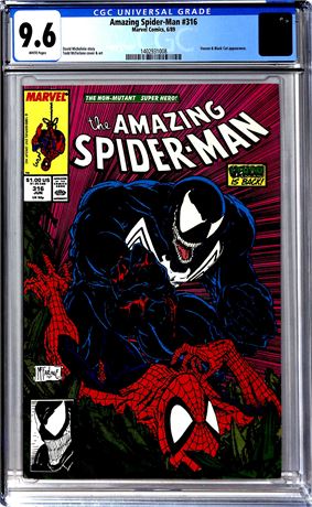 Amazing Spider-Man #316 (1989) CGC 9.6 Venom and Black Cat Appearance