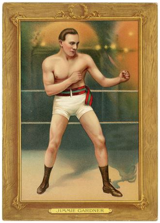 1910-11 T9 Turkey Red #62 Jimmie Gardner Checklist Back (Offer) Low Grade