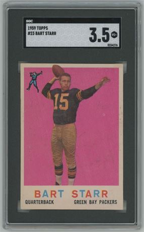 1959 Topps #23 Bart Starr SGC 3.5 VG+