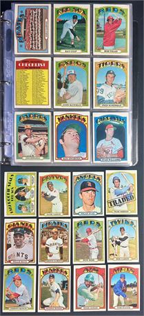 1972 Topps Baseball Complete Set (1-787) VGEX AVG READ