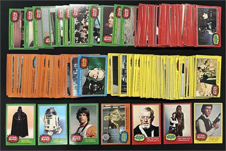 1977 Star Wars Partial Set w/Dupes (215+) VG Average Condition - Nostalgic Set