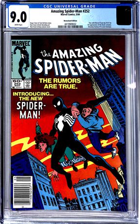 Amazing Spider-Man #252 (1984) CGC 9.0 Amazing Fantasy #15 Cover Homage