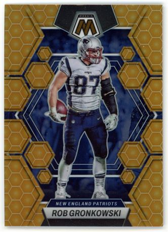 2023 Panini Mosaic Rob Gronkowski Honeycomb Prizm SSP