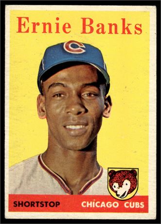1958 Topps #310 Ernie Banks VG-VGEX