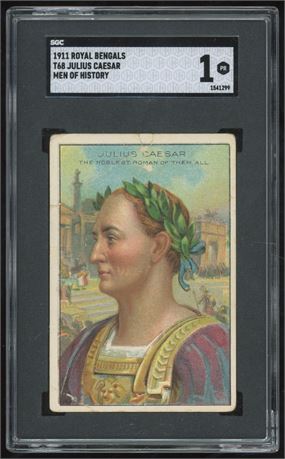 1911 T68 Men Of History Julius Caesar SGC 1 POOR