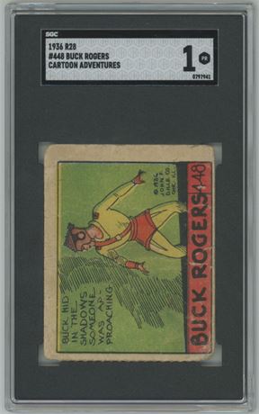 1936 R28 #448 Buck Rogers Cartoon Adventures SGC 1 POOR