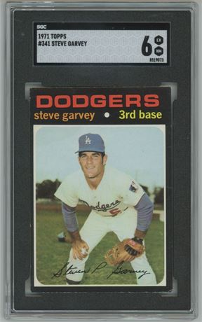 1971 Topps #341 Steve Garvey RC SGC 6 EXMT