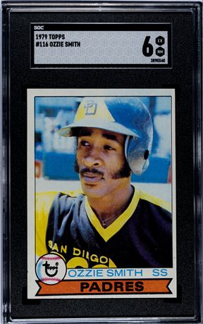 1979 Topps #116 Ozzie Smith RC SGC 6 EXMT