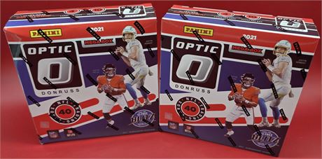 2021 Panini Donruss Optic Football Sealed Mega Box Fanatics Exclusive Lot (2)