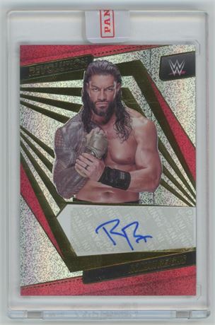 2022 Panini WWE Revolution Roman Reigns Encased Auto