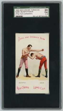 1893 N266 Red Cross Murphy/Weir Boxing Positions & Boxers SGC 1.5 FAIR