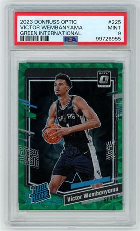 2023 Panini Donruss Optic #225 Victor Wembanyama RC 60/65 PSA 9
