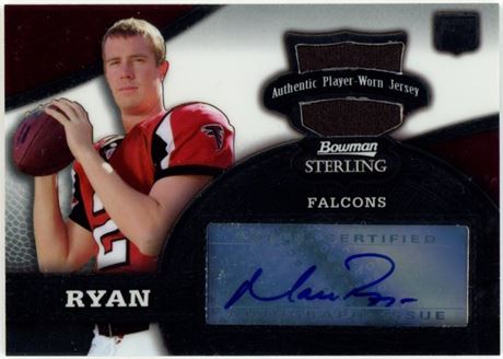 2008 Bowman Sterling #146 Matt Ryan Rookie Patch Autograph