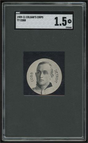 1909-11 Colgan's Chips Ty Cobb SGC 1.5 FAIR