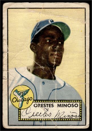 1952 Topps #195 Minnie Minoso RC Low Grade