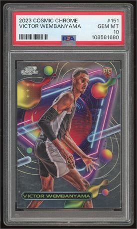 2023 Topps Cosmic Chrome #151 Victor Wembanyama PSA 10 GEM MINT