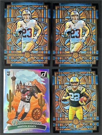 2025 Panini Donruss & Mosaic Oversized Downtown & Stained Glass Lot (4)