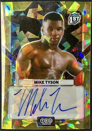 2021 Tru Creator Autographs Mike Tyson 3/10