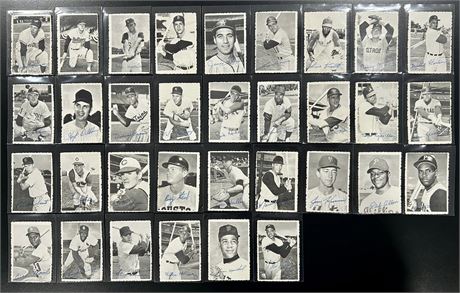 1969 Topps Deckle Edge Complete Set 1-33 VGEX Average (see description)
