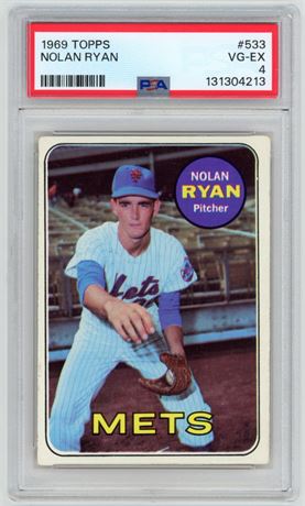1969 Topps #533 Nolan Ryan PSA 4 VGEX