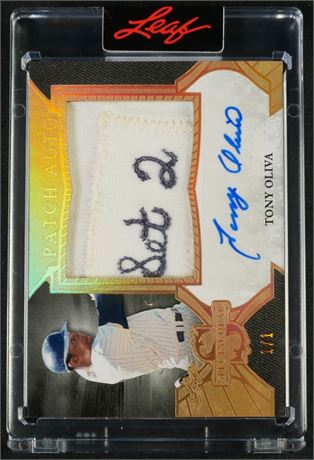 2025 Leaf Spectacular 1/1 Tony Oliva Game Used Patch w/ Auto Factory Sealed
