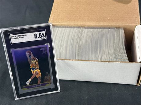 1999-00 Topps Chrome Basketball Complete Set (1-257) w/ Kobe Bryant SGC 8.5
