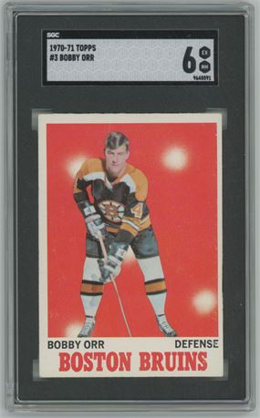1970 Topps #3 Bobby Orr SGC 6 EXMT