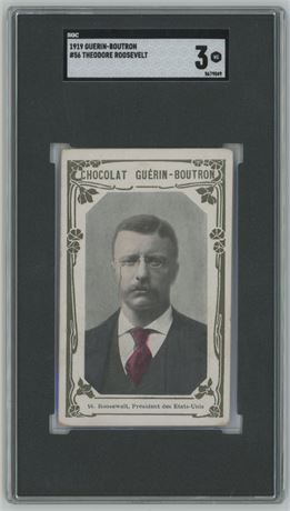 1919 Guerin-Boutron #56 Theodore Roosevelt SGC 3 VG