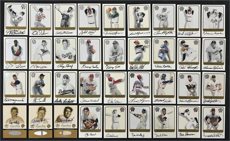 2000-2001 UD Legendary Pinstripes & Fleer Greats of the Game Auto Lot (36) READ