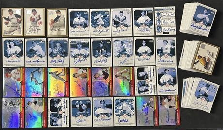 2000's Yankees Signature Series, Fleer, SP Legendary Cuts Auto Lot (114)