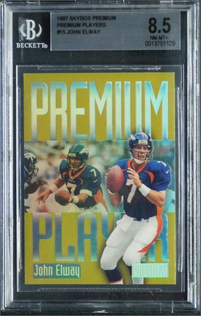 1997 Skybox Premium #15 John Elway Premium Players BGS 8.5 NMMT+