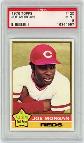 1976 Topps #420 Joe Morgan PSA 9 MINT
