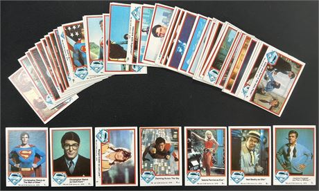 1978 Topps Superman Series 1 Complete Set (1-77)