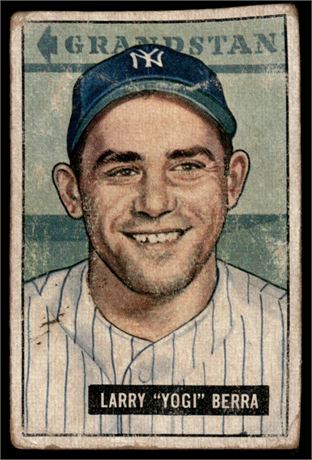 1951 Bowman #2 Yogi Berra Low Grade