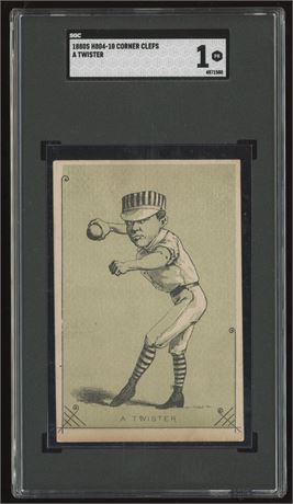 1880s H804-10 Corner Clefs A Twister SGC 1 POOR