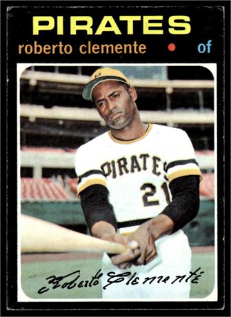 1971 Topps #630 Roberto Clemente VGEX (READ)