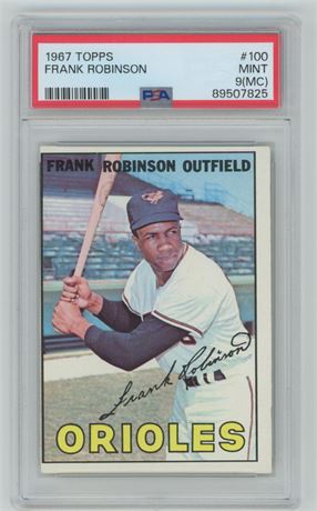 1967 Topps #100 Frank Robinson PSA 9(MC)