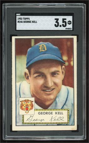 1952 Topps #246 George Kell SGC 3.5 VG+