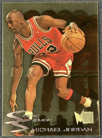 1995 Metal #3 Michael Jordan Slick Silver Acetate