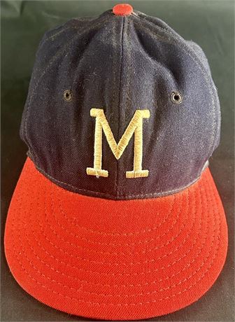 Warren Spahn Game-Used Milwaukee Braves Hat Circa 1959-1964 Mears LOA
