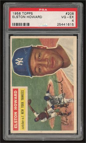 1956 Topps #208 Elston Howard PSA 4 VGEX