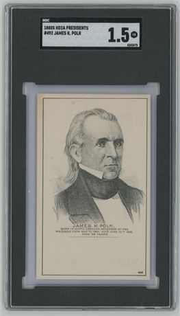 1880's HD2A Presidents #492 James K. Polk SGC 1.5 FAIR