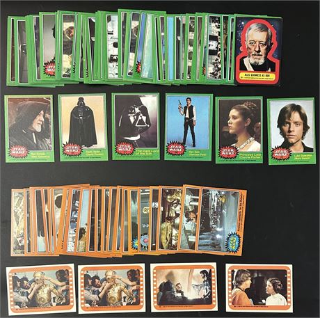 1977-1980 Topps Star Wars Lot (235) EX AVG (READ)