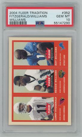 2004 Fleer Tradition #352 Larry Fitzgerald RC PSA 10 GEM MINT