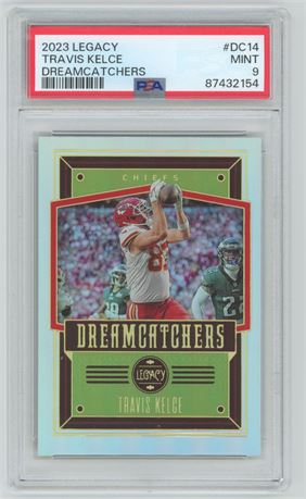 2023 Legacy Dreamcatchers Travis Kelce PSA 9 MINT Case Hit